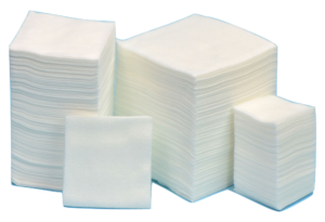 Kompres-swabs (100 stk, gaze, Nonwoven)