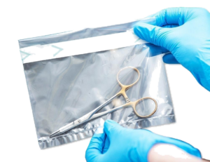 Sterilisationsposer (10x45 cm, tørsterilisation, 100 stk)