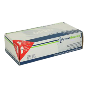 Latex handsker (100 stk, pudderfri, Prime Source)