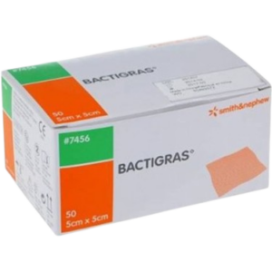 Bactigras, 5x5 cm (50 stk, sterile)