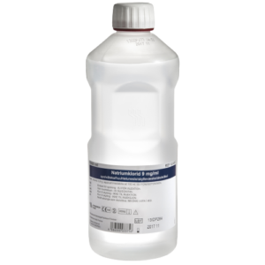 Skyllevæske/saltvand, 1 Liter, NaCl 0,9%, isotonisk