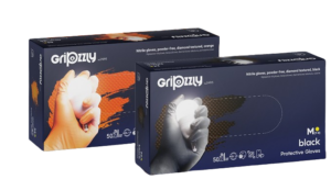 Nitrilhandsker (Ekstra tykke, 50 stk, Sort)