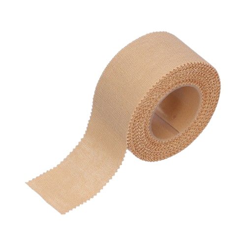 Micropore tape alternativ (1 rulle, Brun, 2,5 cm x 5 m)